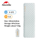 Colchonete Inflável Naturehike 3.2/4.6/5.8/6.5/8.8 R Value Ultraleve Camping Colchonete Inflável para Área Externa Colchonete À Prova de Umidade