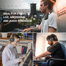 Fones de ouvido com fio Oneodio Pro 10, áudio de alta resolução, fone de ouvido com fio, estéreo, profissional para DJ, com microfone, sobre a orelha, fone de ouvido de estúdio