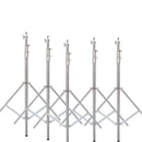 Tripé superestável de 2,9 m, grande, dobrável, suporte de luz, estrutura de elevação, rodas, fotografia, softbox, estúdio fotográfico, aço inoxidável