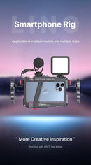 Capa protetora universal para smartphone Ulanzi Lino com alça lateral para iPhone 16, 15, 14, 13, 12 Pro Max, Samsung, Xiaomi e OPPO