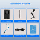 Sistema de áudio sem fio Retekess para guias turísticos: Transmissor FM FT11, Receptor de rádio FM PR13, Ideal para guias turísticos, conferências, igrejas e treinamento para Hajj.