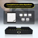 M-VAVE CUBE TURNER PRO Vira-páginas sem fio Bluetooth com pedal silencioso, recarregável via USB, para instrumentos musicais, tablets e smartphones.