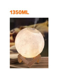 Luminária noturna LED em formato de lua, alimentada por bateria, luz de estrelas, decoração para quarto, presente para crianças, 13cm, 15cm, 18cm.