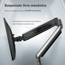 SUPORTE DE MONITOR DE MESA ARTICULADO COM MOLA A GÁS WK-MSP1