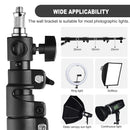 SH Fotografia Refletor Soft Box Parede Monopé Braço Transmissão Ao Vivo Estúdio Luz LED Anel Luz Suporte de Parede Tripé