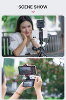 Ulanzi ST-06S Suporte de celular para filmagem vertical DSLR Câmera Monitor Tripé Braçadeira para smartphone Vídeo Vlog