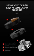 MHW-3BOMBER Compactador de café 51/53,35/58,35 mm 2 molas Compactador de café expresso Base de rosca de aço inoxidável Acessórios para café de barista doméstico