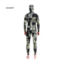 Roupa de mergulho camuflada HOT 3mm, roupa de pesca submarina, mergulho, manga comprida, fissão de neoprene, submersível, para homens, manter aquecido, tops e calças