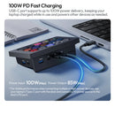 Teclado Ulanzi D200 D200H Stream Deck com 13 teclas macro, controlador Steam para YouTube, escritório, jogos e transmissões ao vivo. Suporte para TF/SD/USB 3.0.