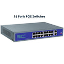 Switch de rede POE de 8 portas e 52 V com 10/1000 Mbps IEEE 802.3 AF/AT sobre Ethernet, câmera IP, AP sem fio, sistema de segurança CCTV