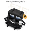 Bolsa tiracolo Ulanzi BC08 com capacidade de 9L, à prova de respingos, universal, para fotografia, bolsa transversal para câmera DSLR, organizador de viagens ao ar livre