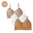 Lingerie feminina de 3 peças, sutiãs curtos, sutiãs sensuais, tops femininos, frete grátis, sutia poliéster 90%
