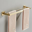 Acessórios para banheiro Toalheiro Aço inoxidável Toalheiro Acessórios para banheiro Prateleira de armazenamento Toalheiro duplo Dourado/Preto/Cromado