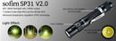 Sofirn SP31 V2.0 Lanterna Tática LED Potente 18650 XPL HI 1200lm Luz de Tocha com Interruptor Duplo Indicador de Energia ATR