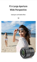 Lente Viltrox 23mm 33mm 56mm F1.4 25mm f1.7 com foco automático, lente prime de grande abertura para retratos, compatível com câmeras Sony com montagem E (APS-C).