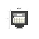 Ulanzi SL01 SL02 Mini Câmera Flash Light SpeedLite GN8 6500K para Canon Sony Nikon Fuji Câmera DSLR Vlog Live Fotografia ao ar livre