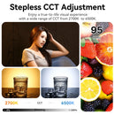 Ulanzi VL-120Bi VL-120C 120W V-Mount COB Luz sem fio Controle por aplicativo 2700K-6500K Luz de vídeo para fotografia de vídeo de esquete