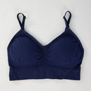 Sutiã feminino sem costura, secagem rápida, respirável, ioga, academia, corrida, push up, top esportivo à prova de choque