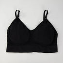 Sutiã feminino sem costura, secagem rápida, respirável, ioga, academia, corrida, push up, top esportivo à prova de choque