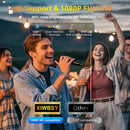 Projetor XIWBSY 4K, 40000 lúmens, Android, Luz do Dia, Foco Automático, 2000 ANSI, WiFi 6, BT 5.3, Vídeo, Home Cinema, Projetor LED para Ambientes Externos