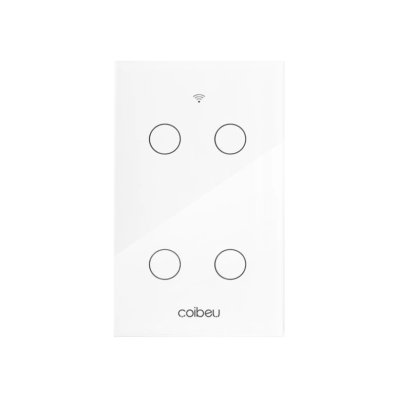 Interruptor Inteligente Tuya Compatível Alexa, Smart Switch com Neutro, APP e WiFi por Toque,