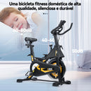Bicicleta ergométrica dinâmica aeróbica ZRSE com controle magnético para reabilitação e condicionamento físico.