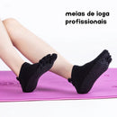 Meias esportivas de cinco dedos com 3 almofadas, meias invisíveis de algodão com 3 almofadas, antibacterianas, desodorizantes e antiderrapantes.