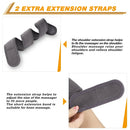 Cinta de ombro com aquecimento elétrico, visor LED, vibração e massagem para suporte articular e relaxamento muscular.