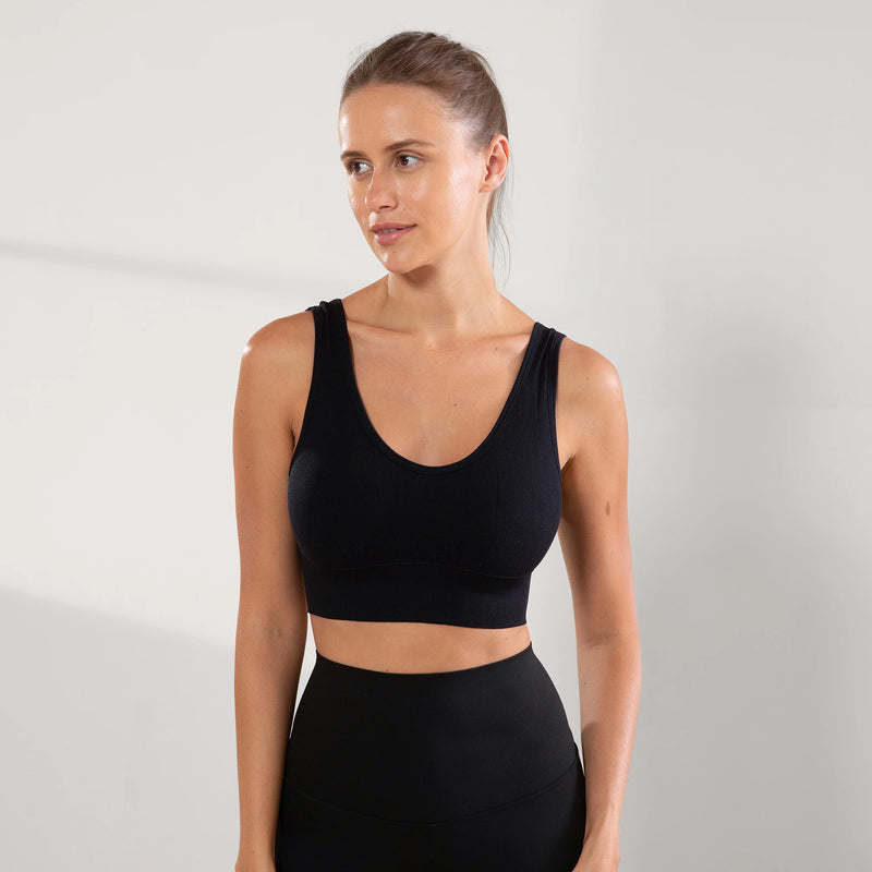Academia, Roupas de ginástica femininas, Sutiãs esportivos, Sutiãs femininos sem costura, sem bojo, Brasil