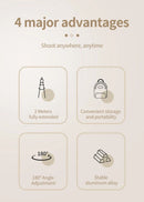 Ulanzi MT-79 2M Tripé Universal Portátil Suporte de Lâmpada de Liga de Alumínio LT028 Luz de Preenchimento Câmera Leve Câmera de Ação