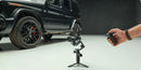 Gimbal FeiyuTech SCORP Mini 3 Pro com alça remota removível e rastreamento AI 4.0 para câmeras mirrorless, câmeras de ação e smartphones.