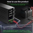 Fonte de alimentação KUAIQU DC 30V 10A, fonte de alimentação de bancada DC regulada por comutação ajustável, 12V 24V 48V 60V 120V, carregamento inteligente