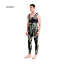 Roupa de mergulho camuflada HOT 3mm, roupa de pesca submarina, mergulho, manga comprida, fissão de neoprene, submersível, para homens, manter aquecido, tops e calças
