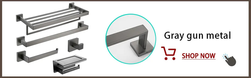 Acessórios para banheiro em aço inoxidável, espelho, cromado, polido, toalheiro, suporte para papel higiênico, barra de toalha, gancho, acessórios para banheiro