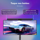 lâmpada para Monitor RGB de brilho e temperatura de cor ajustável, controle por toque inteligente e proteção para os olhos.