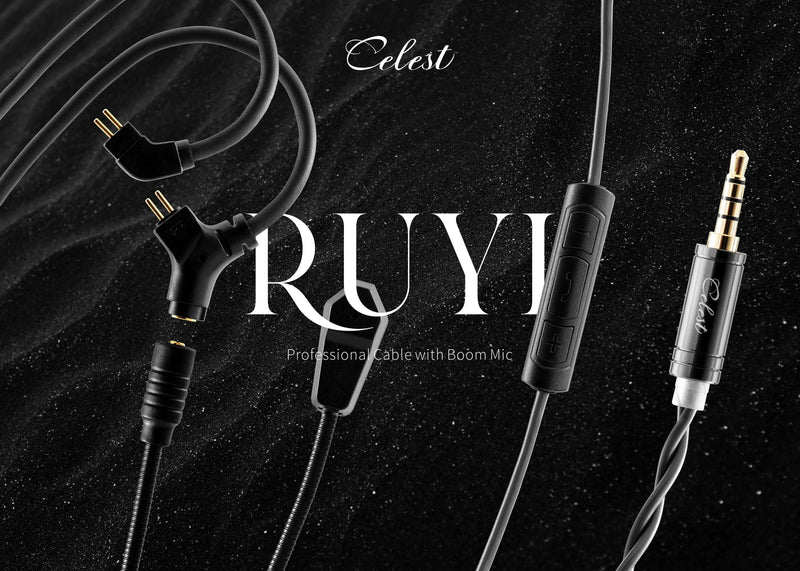 Fones de ouvido Kinera Celest Wyvern pretos com cabo e microfone, envio de IEMs brasileiros, fones de ouvido com fio Hi-Fi para jogos, para presente