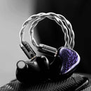 Fones de ouvido Kinera Celest Wyvern pretos com cabo e microfone, envio de IEMs brasileiros, fones de ouvido com fio Hi-Fi para jogos, para presente