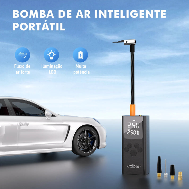 Mini compressor de ar portátil, compressor de ar portátil, compressor de ar, bomba de enchimento de pneus de carro, bomba de ar