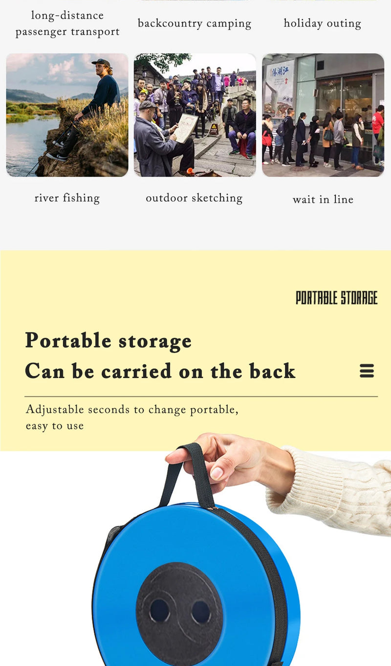 Banco Retráteis e Portáteis para Camping, Pesca e Área Externa
