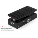 Pedal de Volume Wah VEDO para Teclado e Guitarra - Acessórios Versáteis - Pedal de Controle de Volume True Bypass para Guitarra - Pedal de Volume Ativo WAH