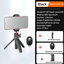 Ulanzi MT-08 Mini Tripé Extensível Portátil para Vlog, Smartphone, Selfie Stick, Tripé com Suporte para Câmera Canon, Sony, Nikon, DSLR e Celular