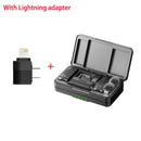 Microfone de lapela sem fio Ulanzi A100 profissional com 20 m de comprimento e gravação de áudio e vídeo para iPhone 16/15 e câmera de celular Android