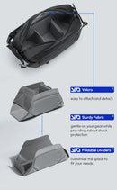 Ulanzi AB02 TAI Bolsa tiracolo para câmera, bolsa casual para viagem, fotografia de rua, bolsa para deslocamento diário, faça você mesmo, personalizável, 9L, grande capacidade