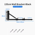 Braço de suporte de parede para estúdio fotográfico, luzes estroboscópicas de vídeo, comprimento máximo de 39,3 polegadas/100 cm, rotação horizontal e vertical