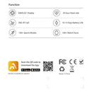 Relógio inteligente com papel de parede personalizado, alertas de chamadas/mensagens, chamadas sem fio, relógio esportivo