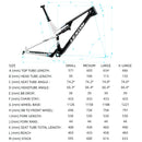Quadro de carbono LEXON FLYER XC 29er 2215g Suspensão total Curso de 120mm Trava remota Boost Suporte para canote retrátil 15 17 19 21 polegadas