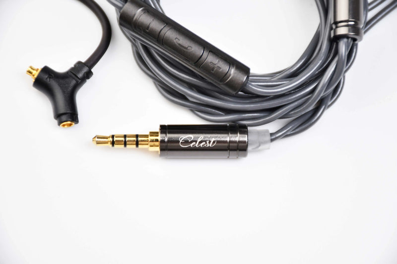 Fones de ouvido Kinera Celest Wyvern pretos com cabo e microfone, envio de IEMs brasileiros, fones de ouvido com fio Hi-Fi para jogos, para presente