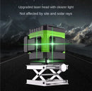 Nível laser de 2 baterias 8/12/16 linhas luz verde linha automática de alta precisão enviado do armazém do Brasil isento de impostos