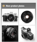 Lente principal fotográfica TTArtisan aps-c 25mm F2 para câmera Sony E Mount a6000 a6400 zve10 Fujifilm XT4 XT30 XS10 Nikon Z30 Z50