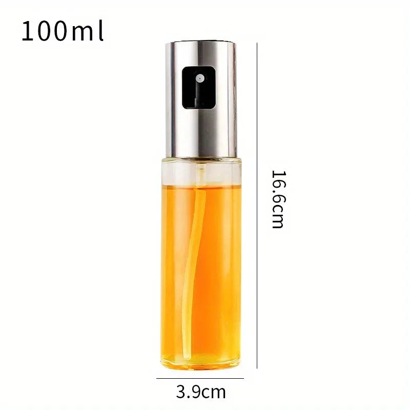 Spray Pulverizador para Azeite e vinagre em Inox e Vidro 100ml